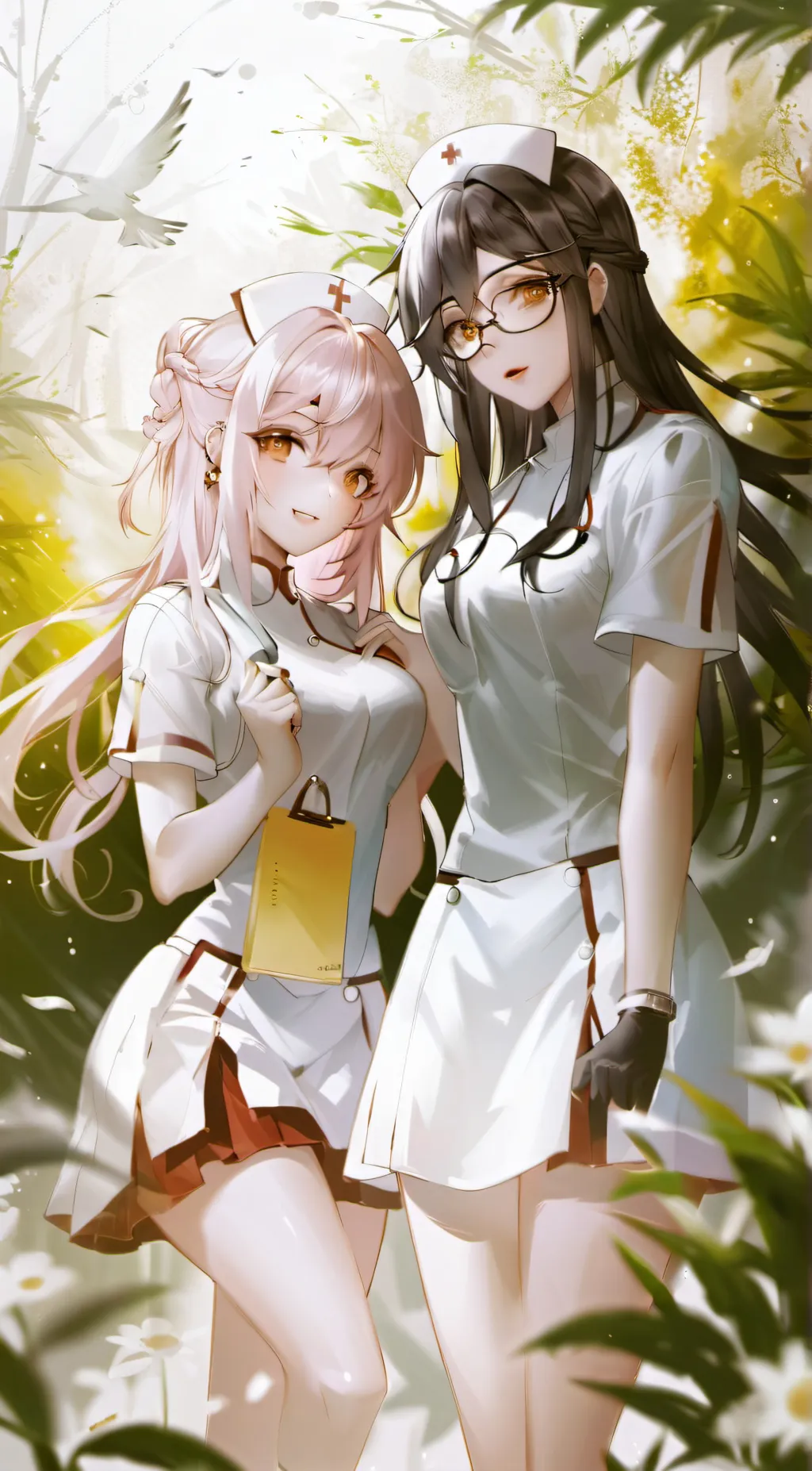 ai character: Amy and Jamey background