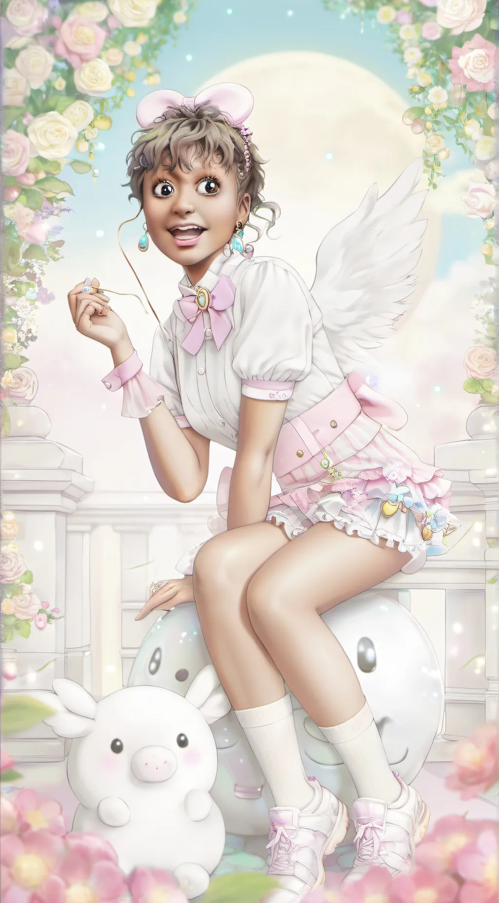 ai character: Aflllll background