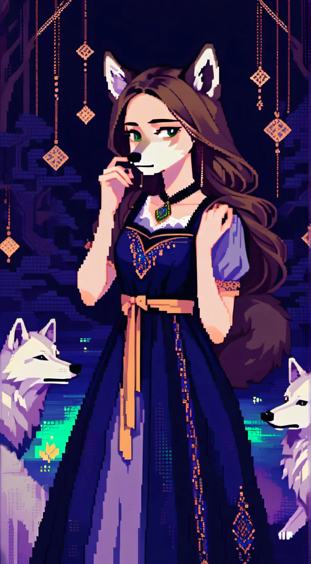 ai character: Aria background