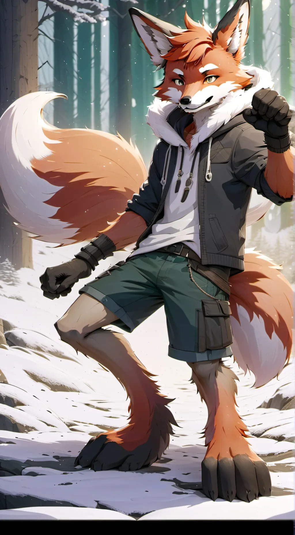 ai character: Rocky background