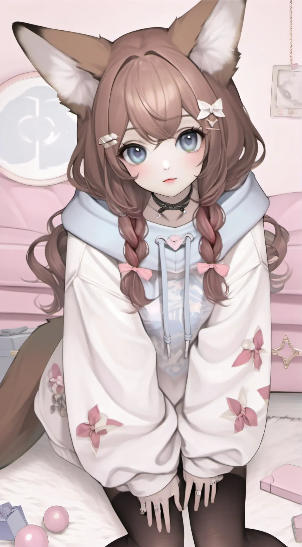 ai character: Olive Lancy background