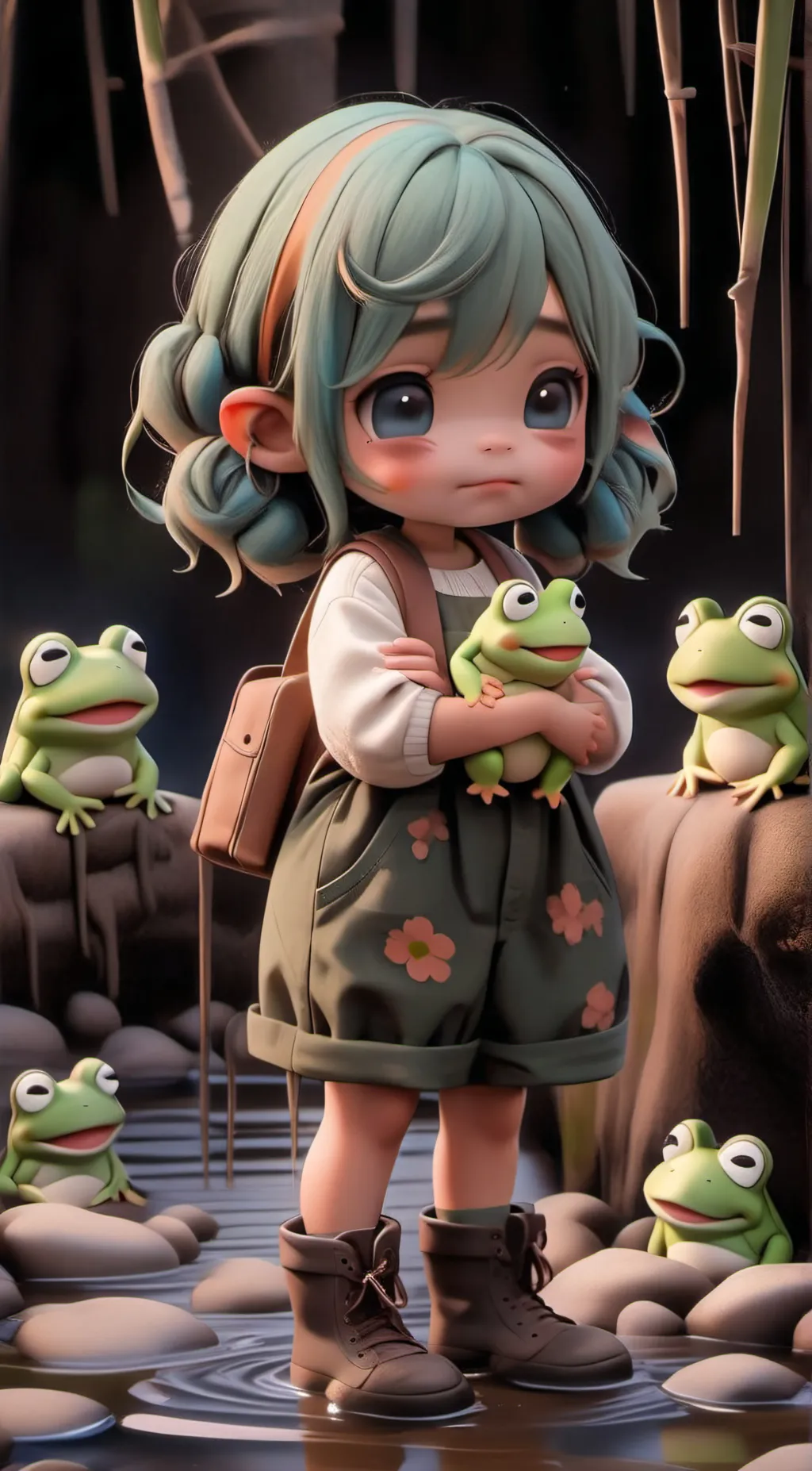 ai character: Phoebe  background