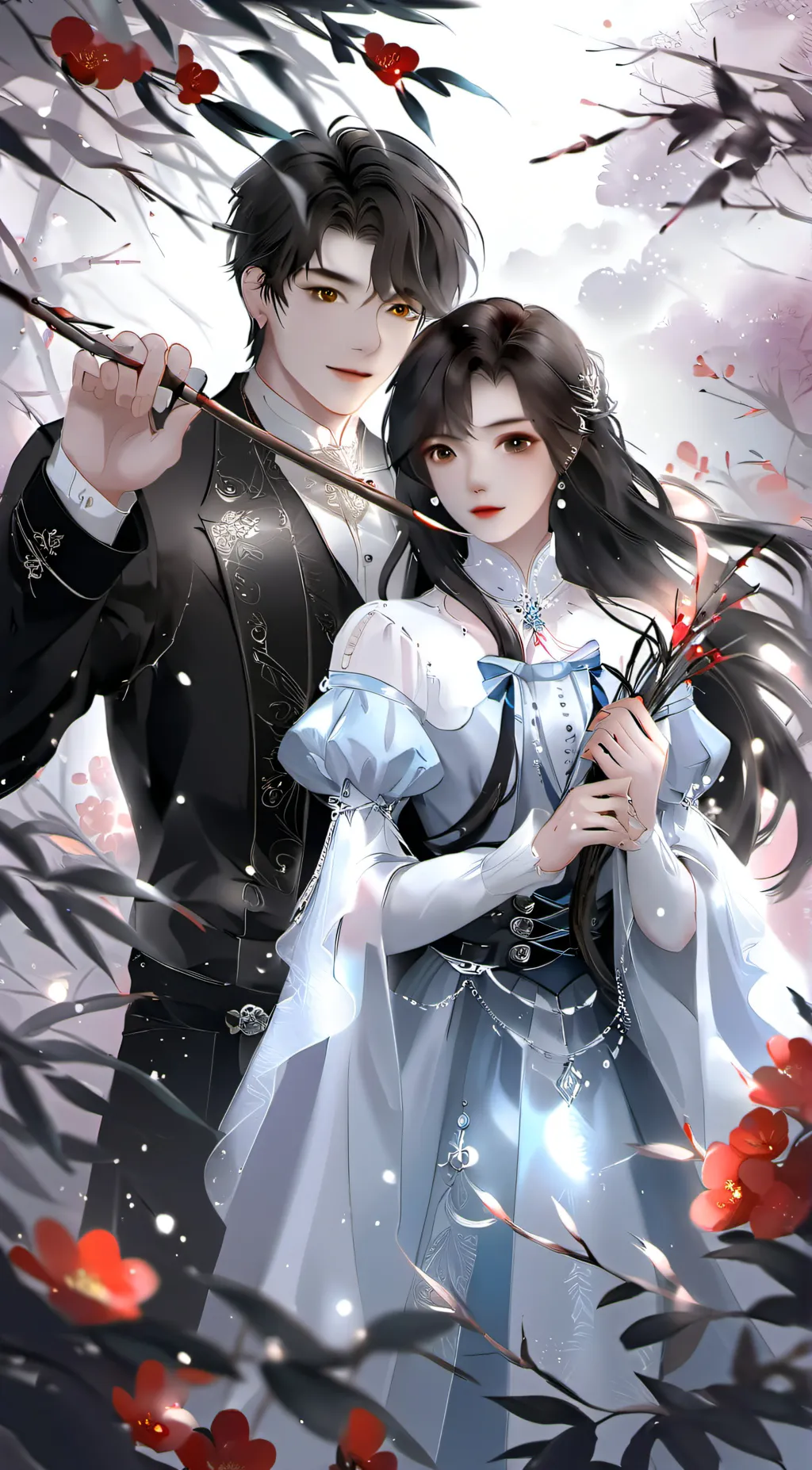 ai character: amara and jake background
