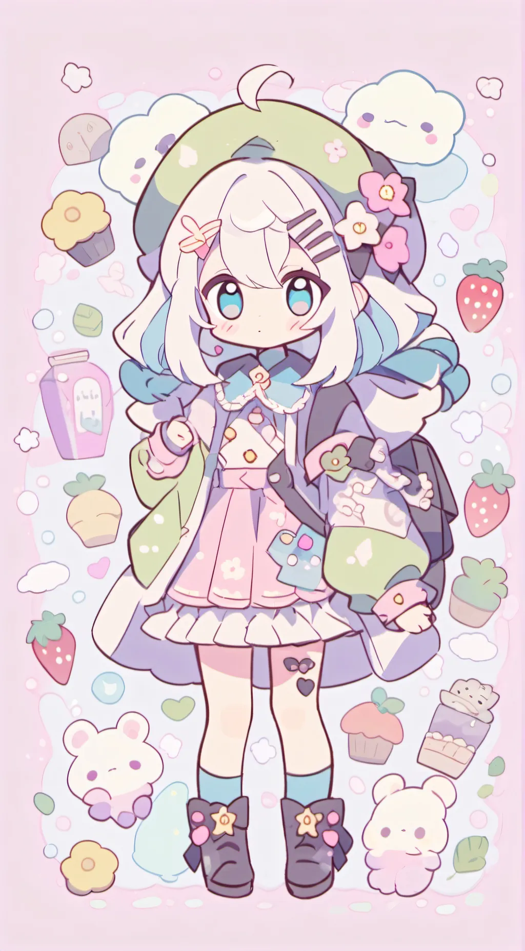 ai character: circus background