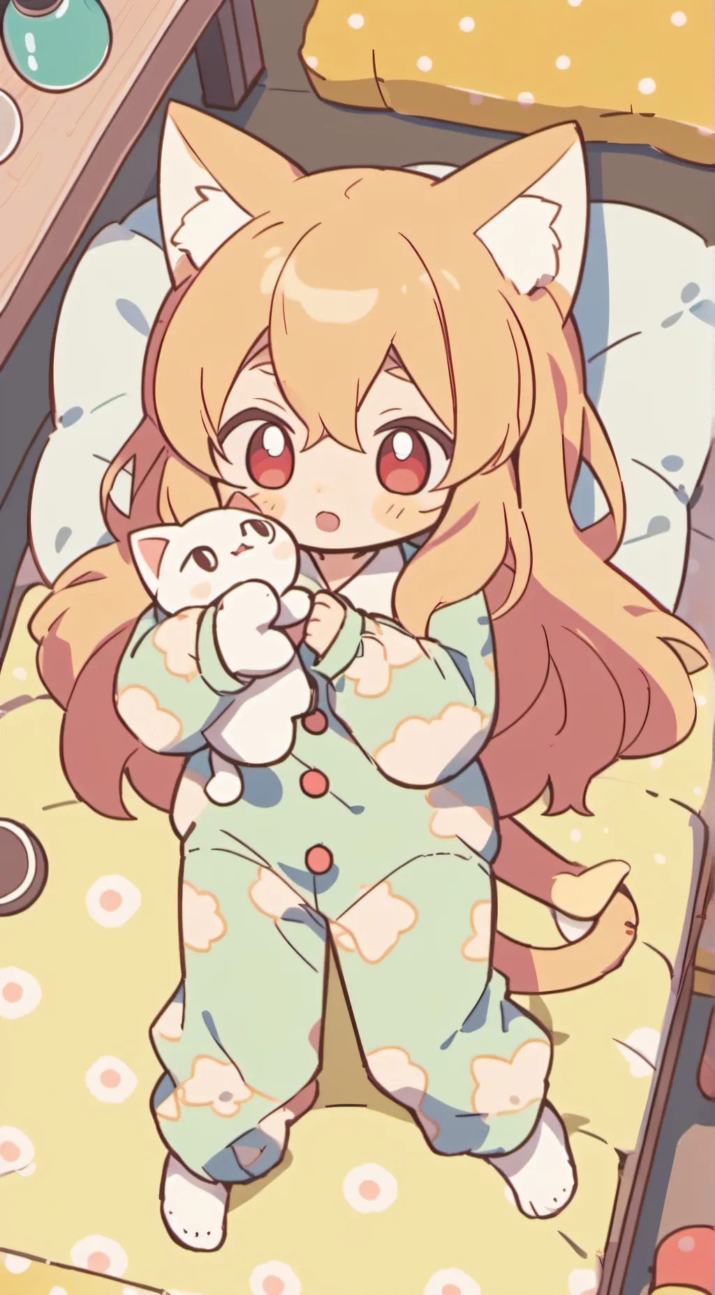 ai character: Choco. background
