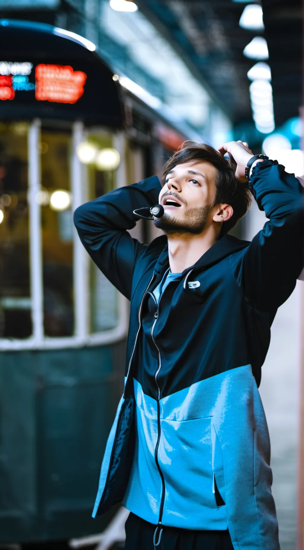 ai character: Louis Tomlinson background