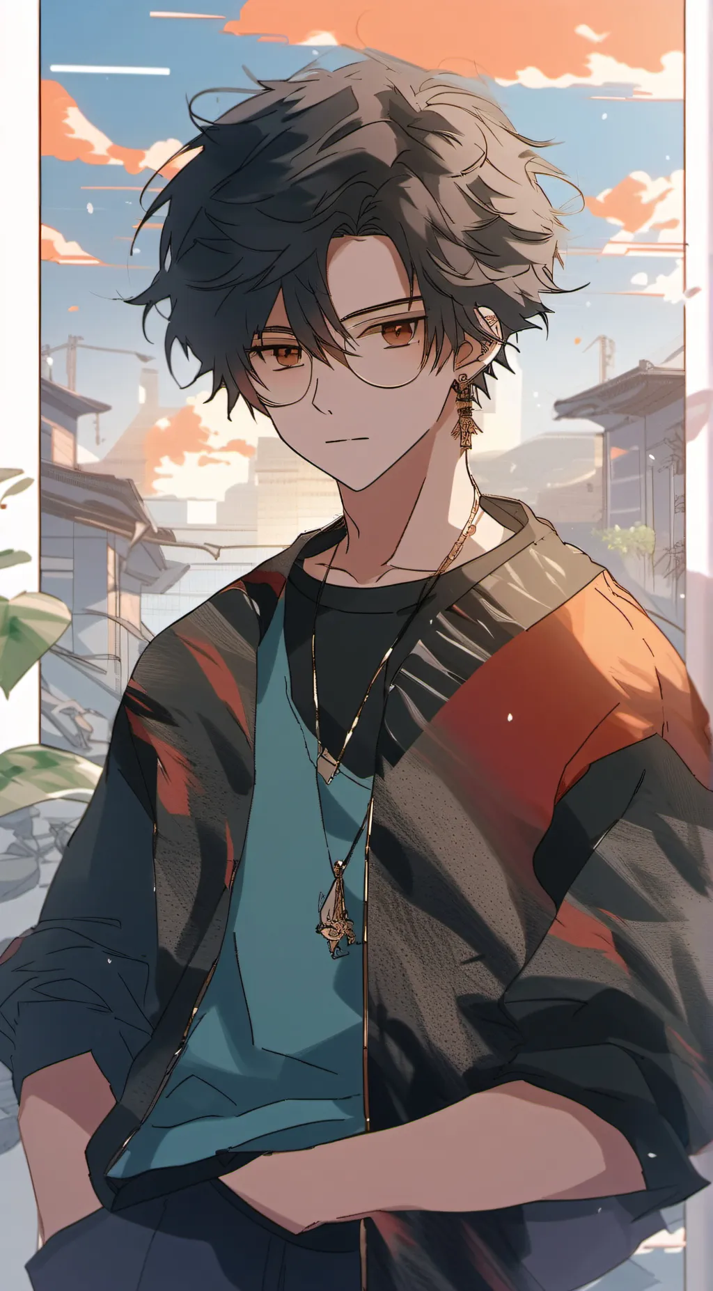 ai character: Geto x Gojo background