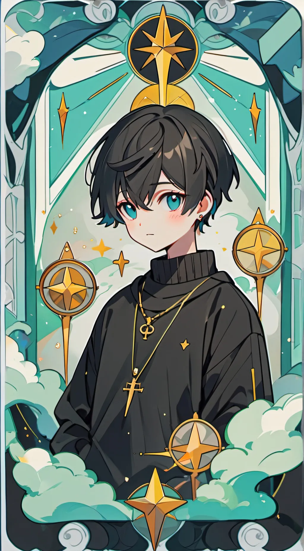 ai character: Colen  background