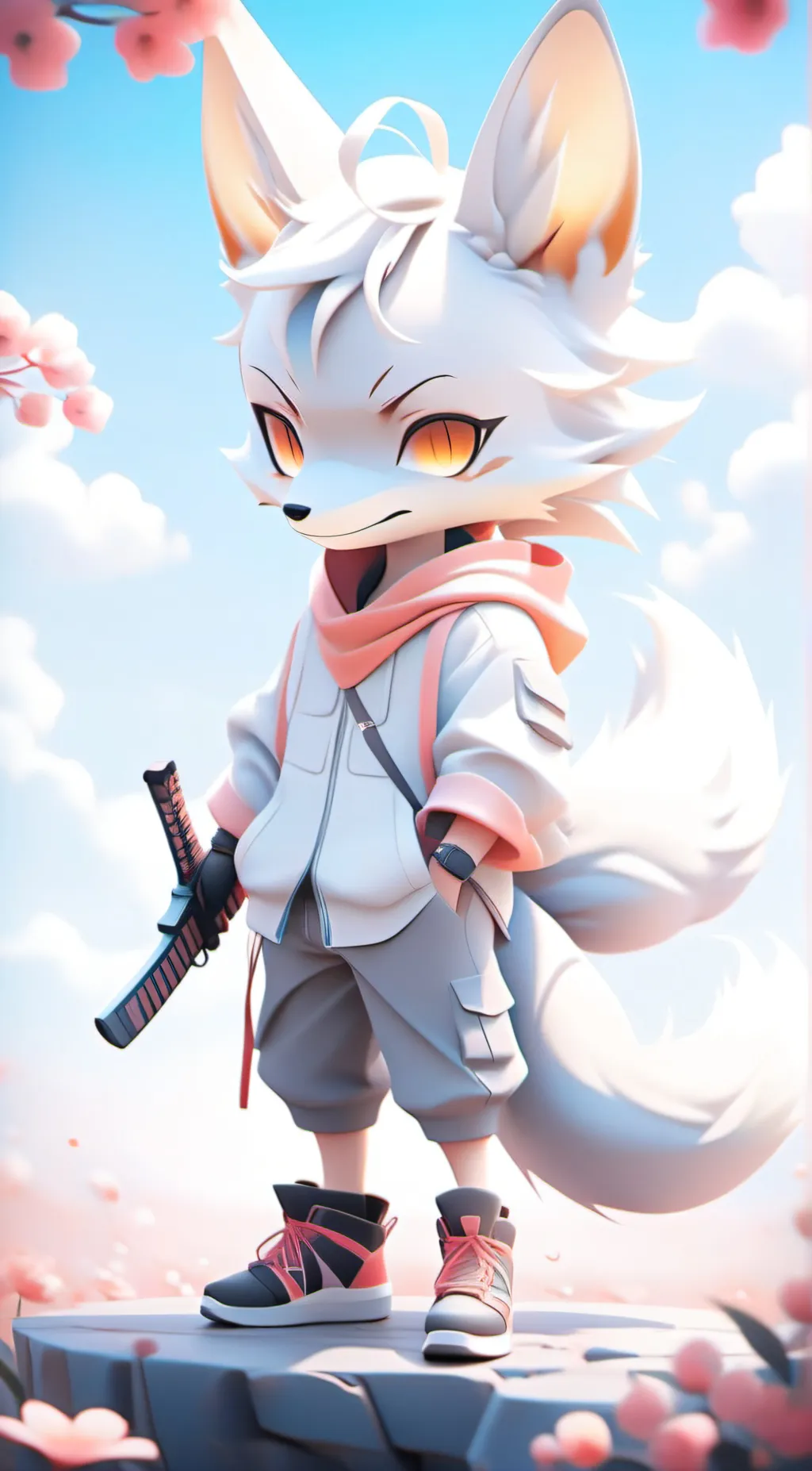 ai character: Tails exe background