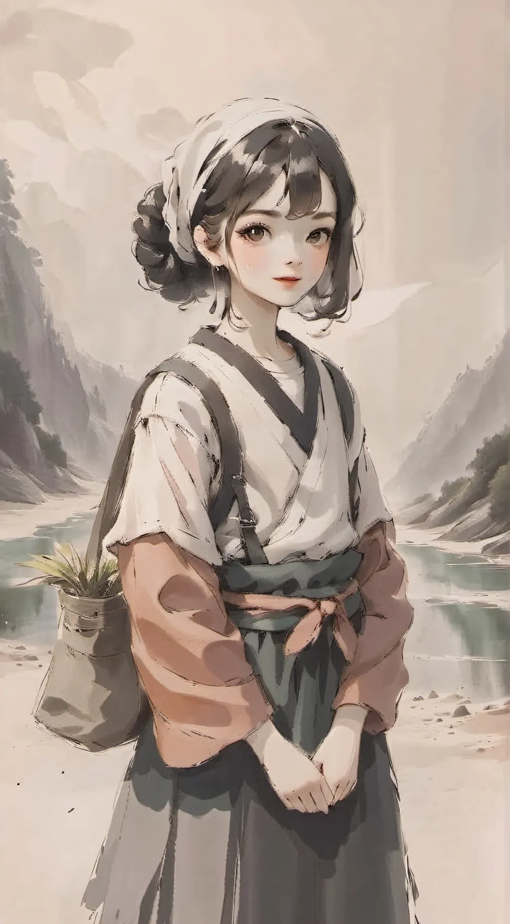 ai character: Veiled friend background