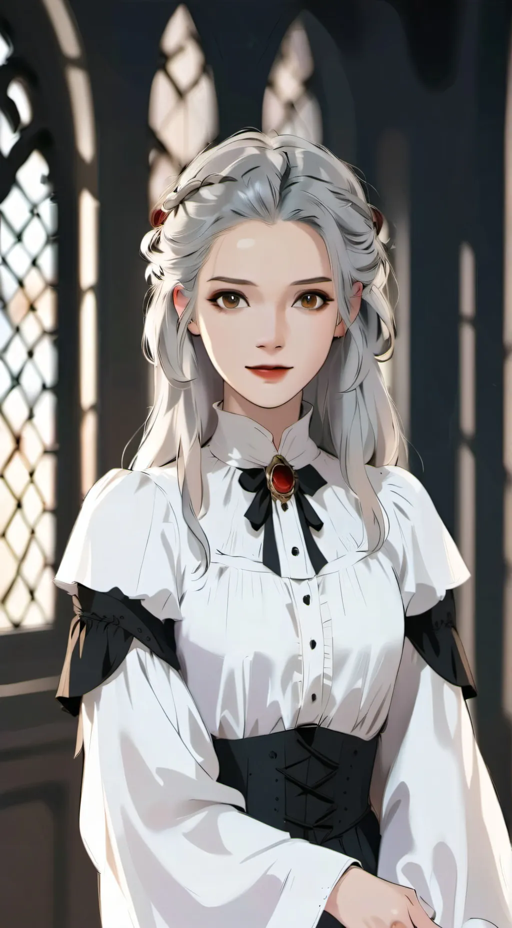 ai character: Ashley background