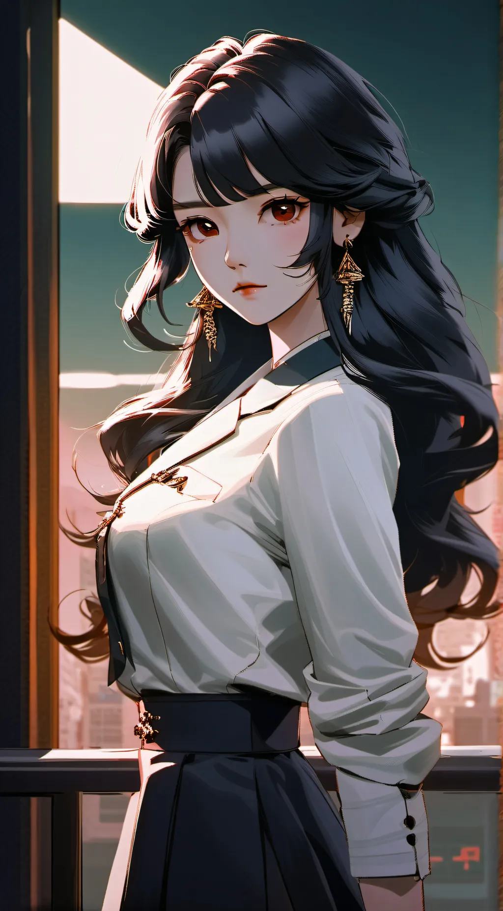 ai character: Michi Kako background
