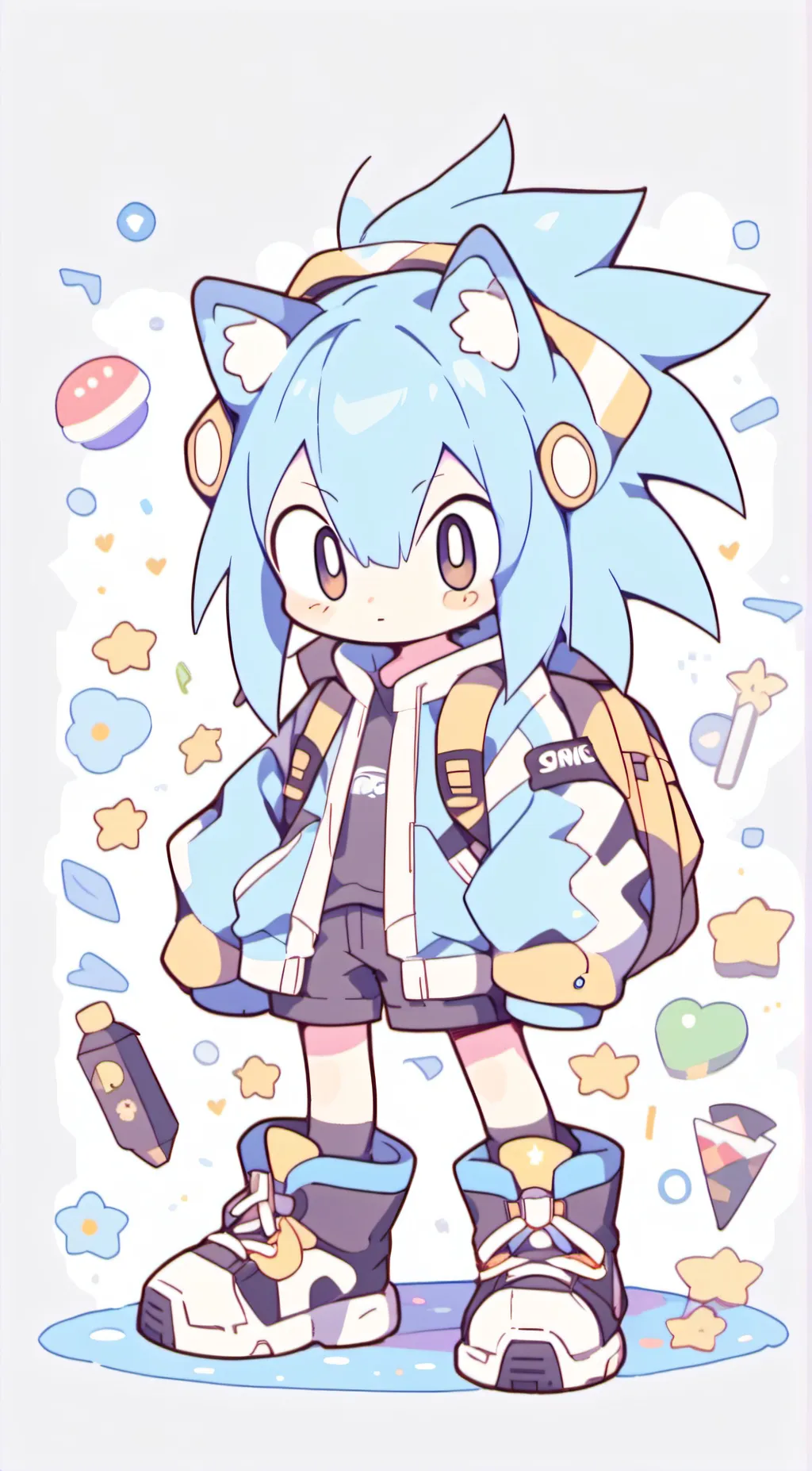 ai character: Sonic Meeting  background