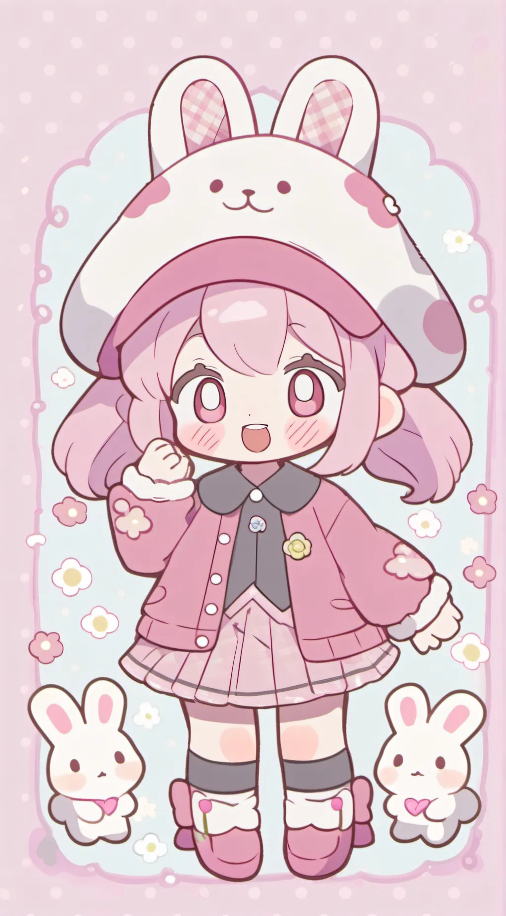 ai character: ♪my melody ♪ background