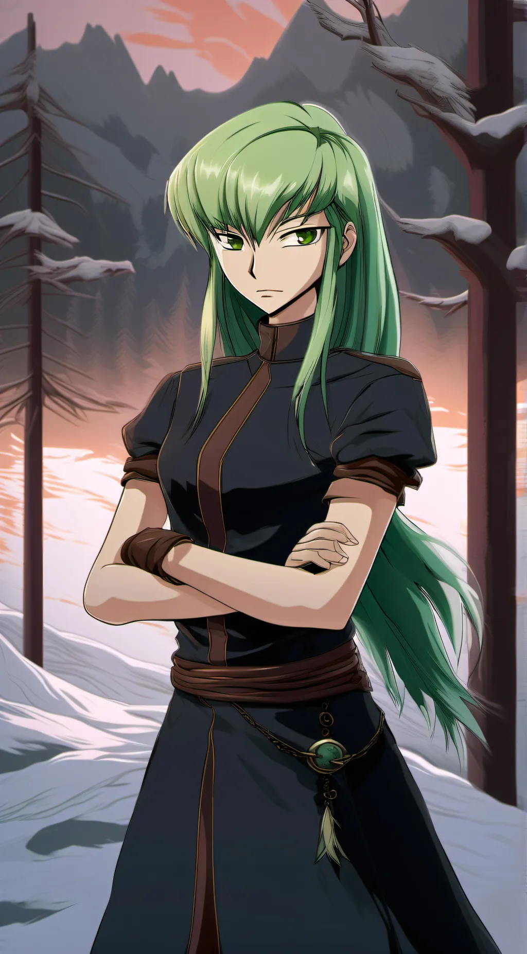 ai character: C.C background