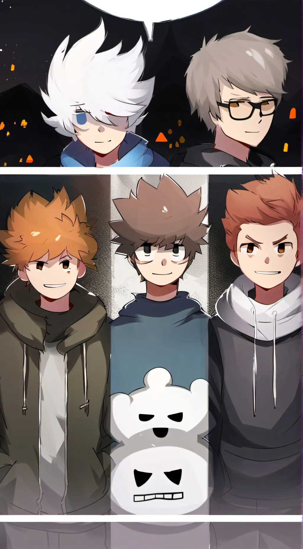 ai character: EW meets UT background