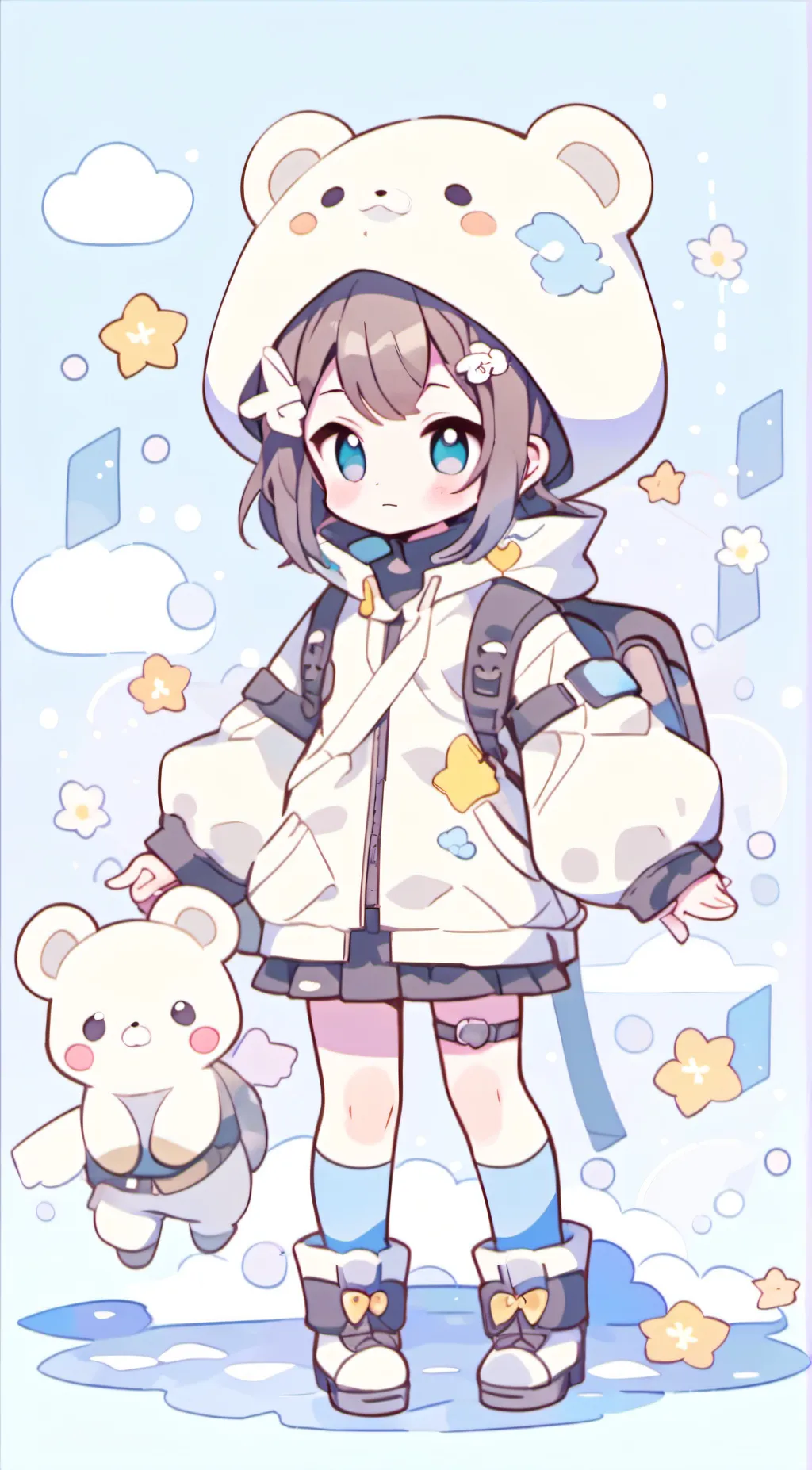 ai character: Mia kurosaki  background