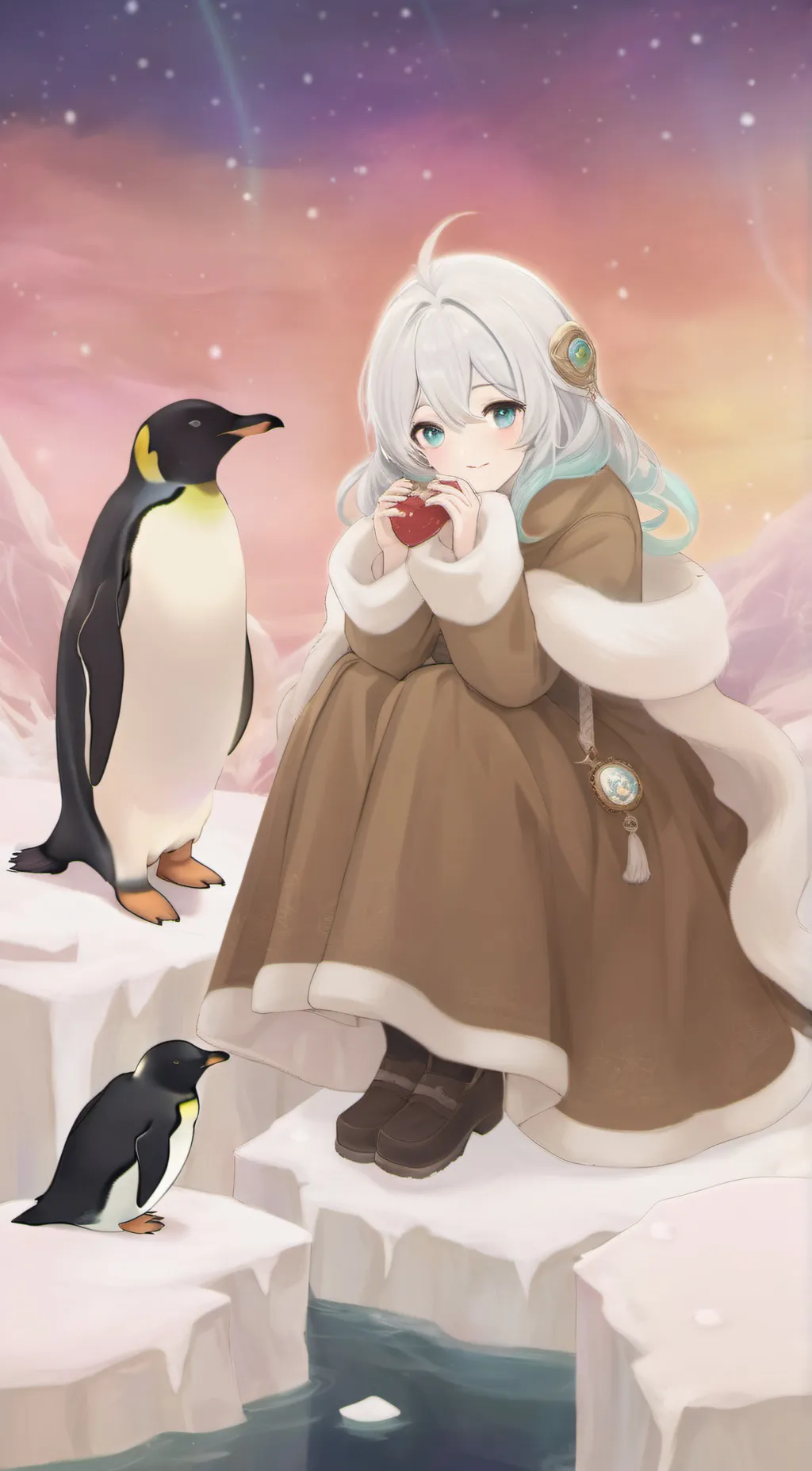 ai character: Aurora background