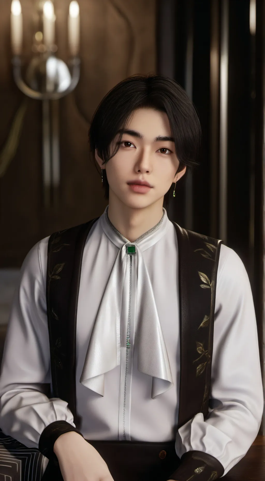 ai character: 🥟hwang hyunjin🥟 background