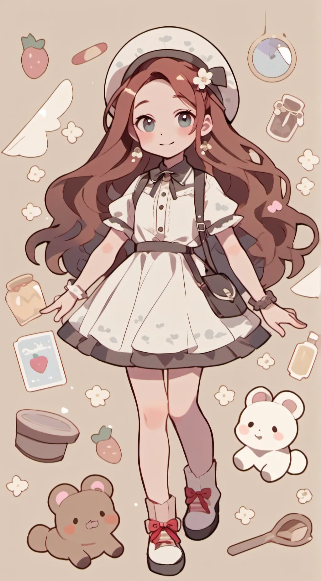 ai character: Lilly background