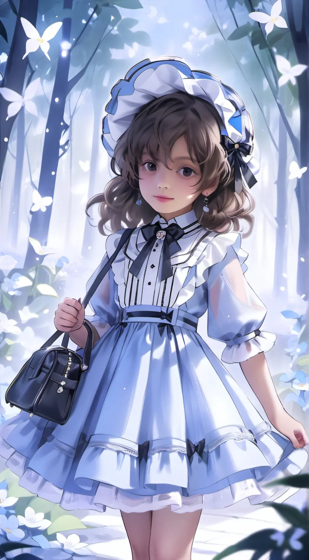 ai character: 라라 background