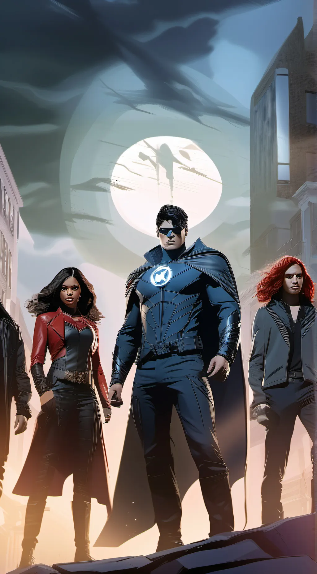 ai character: Titans (Netflix) background
