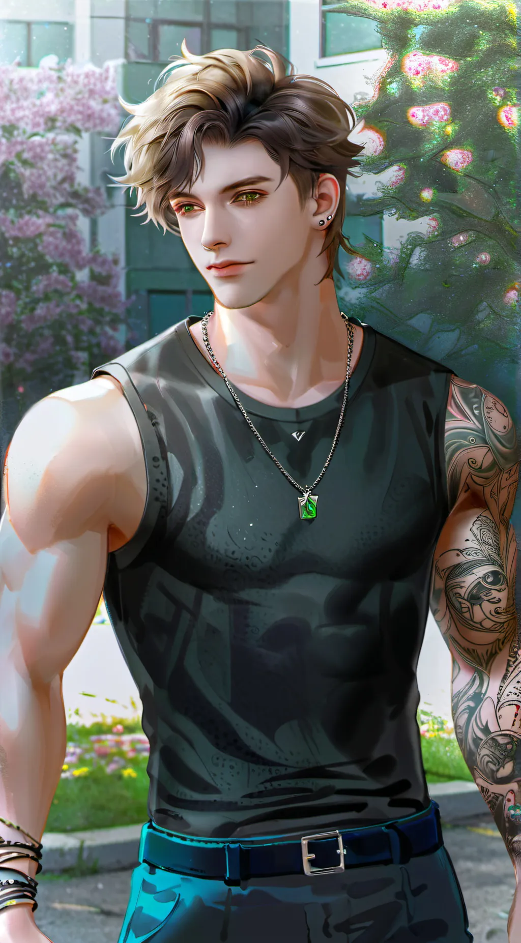 ai character: Ryo background