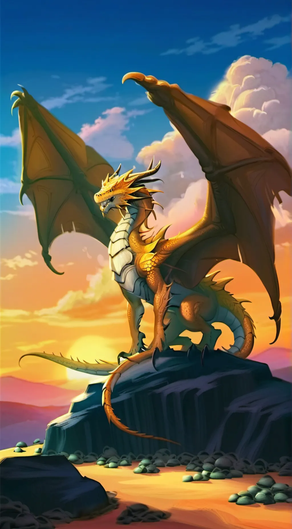 ai character: WOF Scorpion Den background