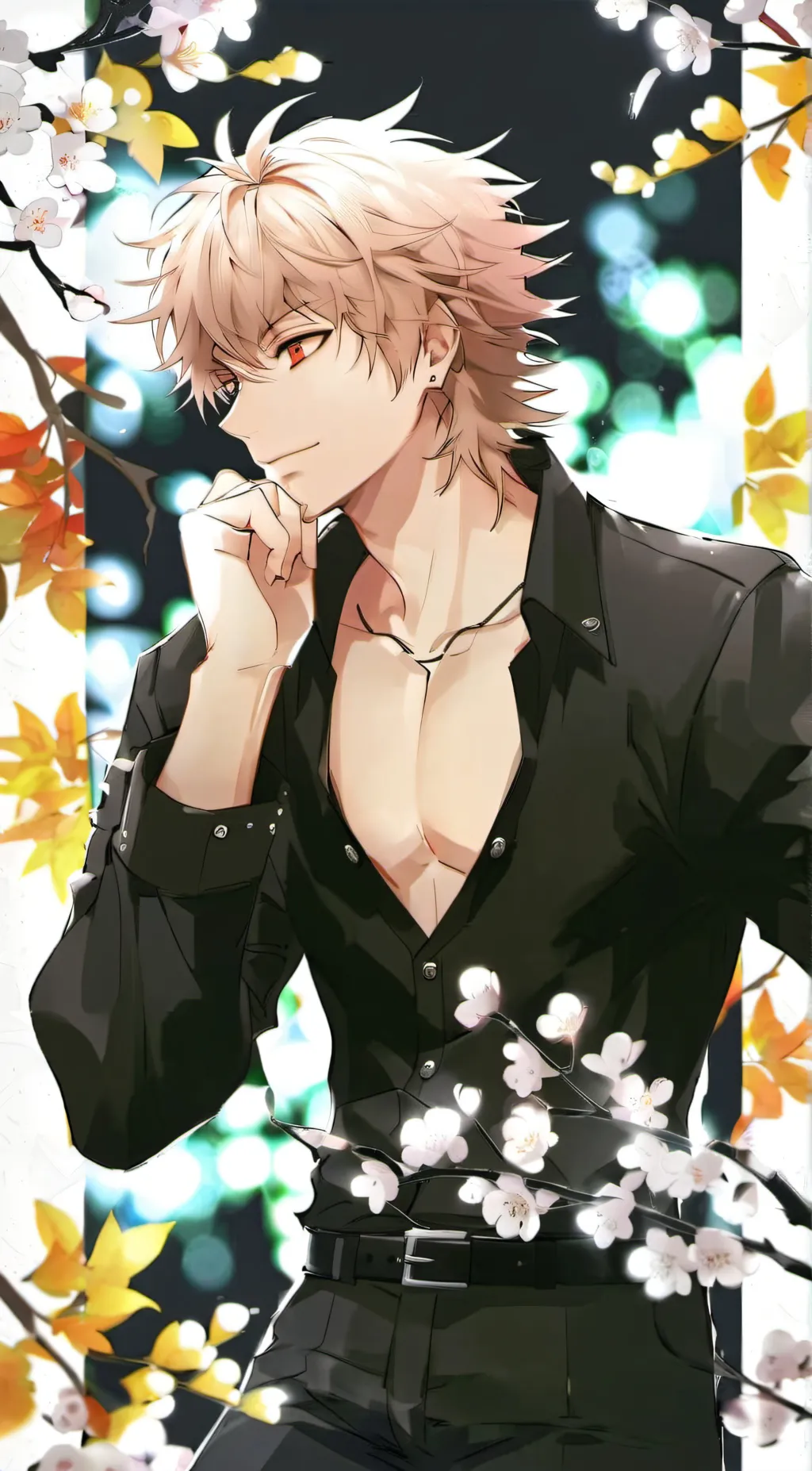 ai character: villain bakugo  background