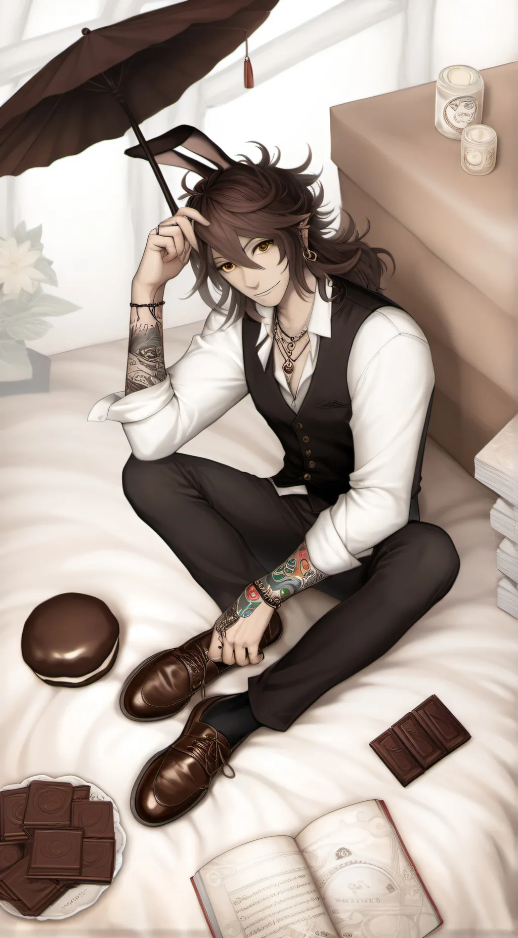 ai character: Oliver background