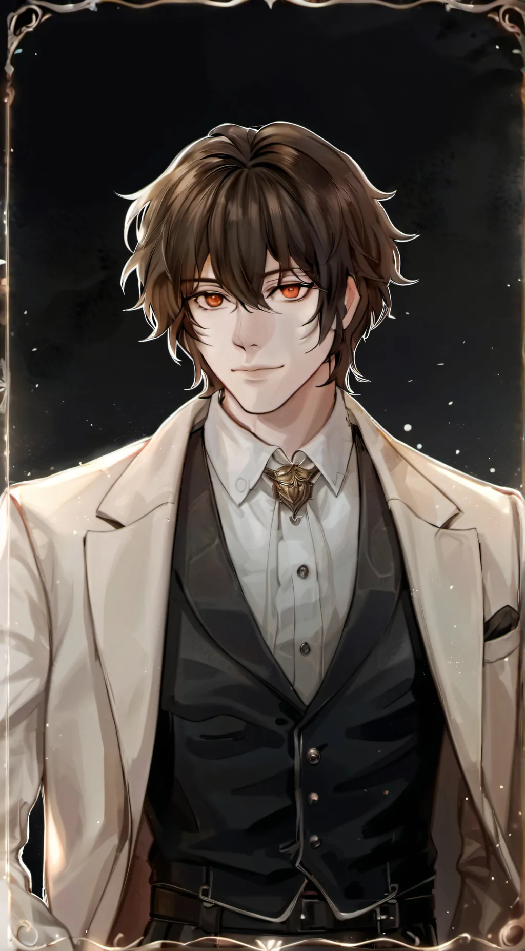 ai character: Osamu Dazai background