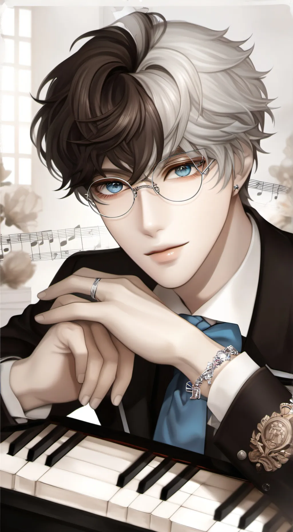 ai character: Azure Kingsley background