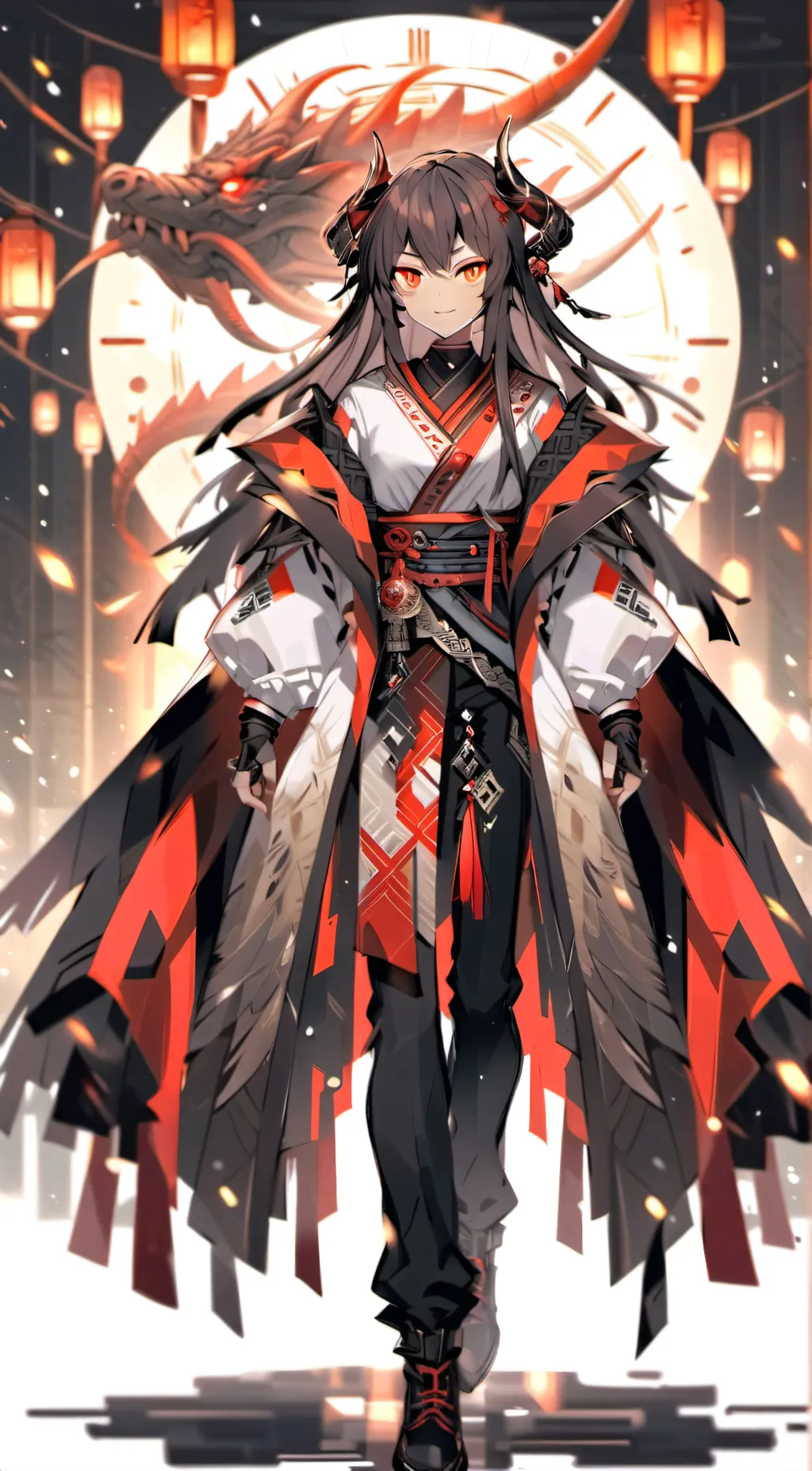 ai character: Lunar background