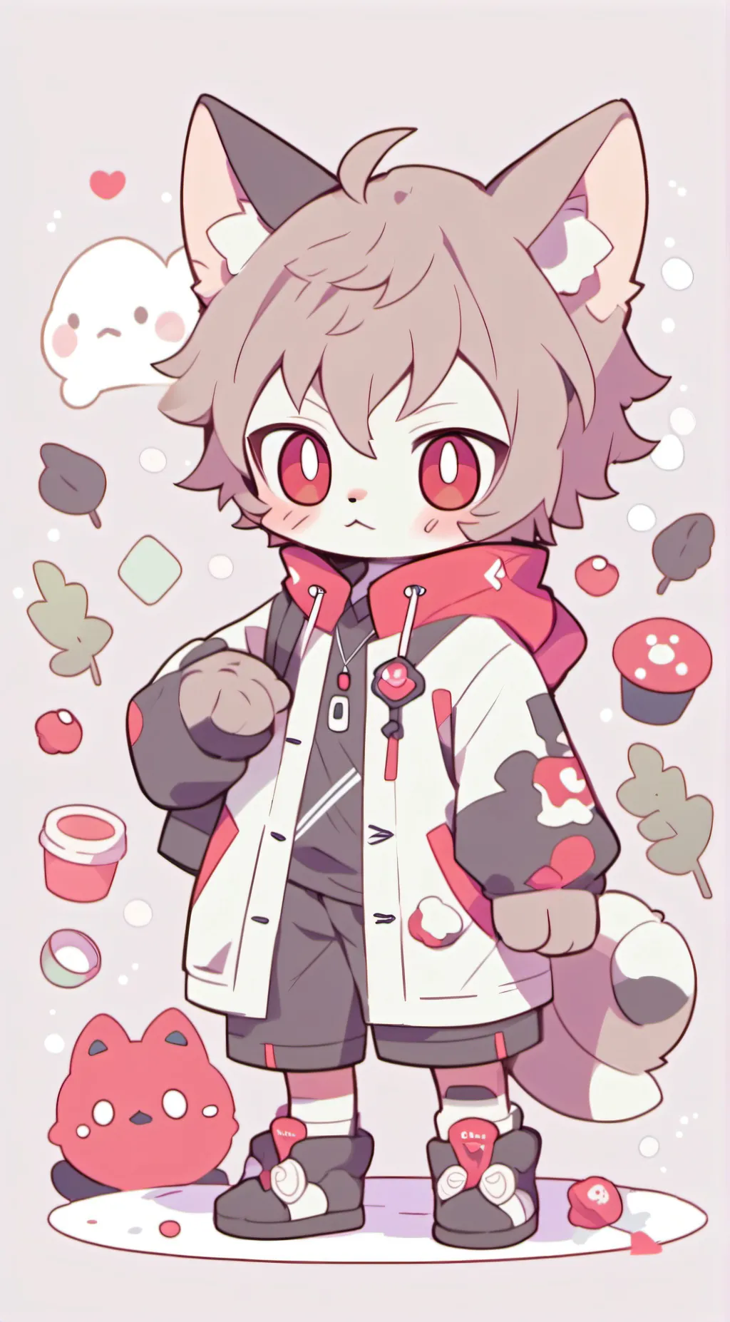 ai character: Max ( cat ) background