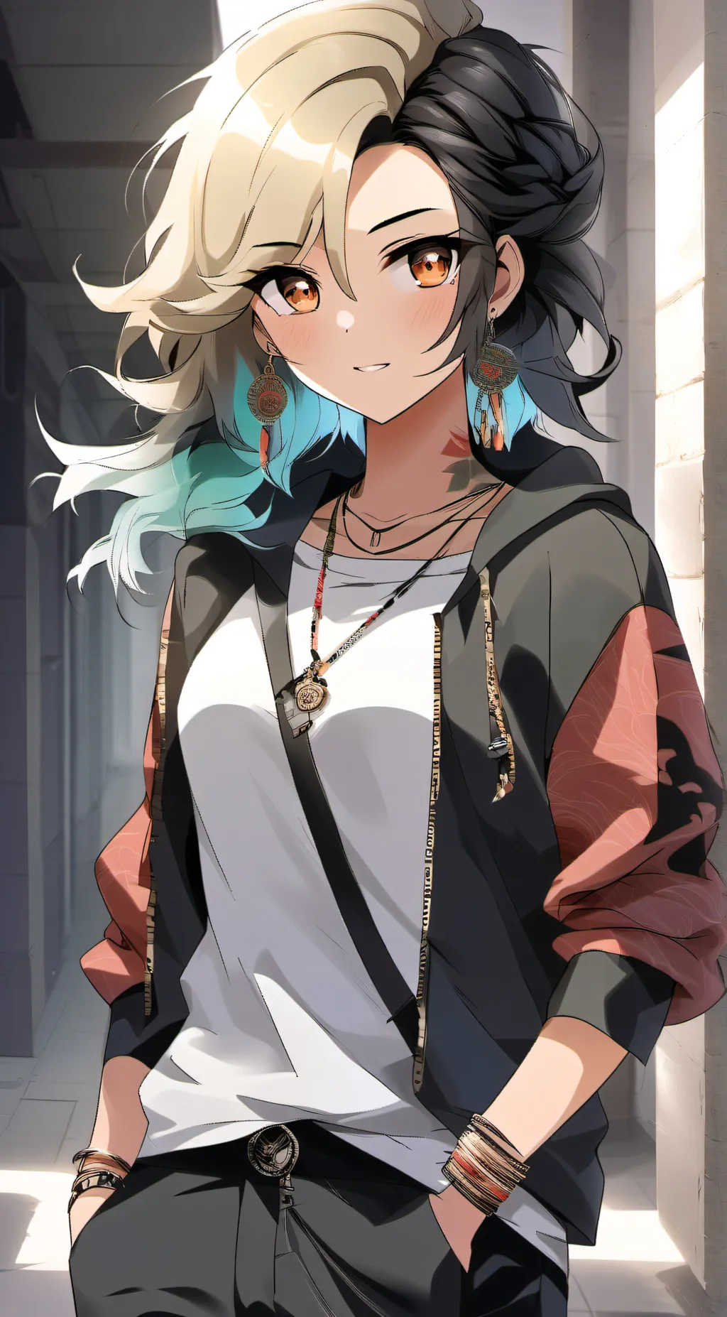 ai character: Scarlet background