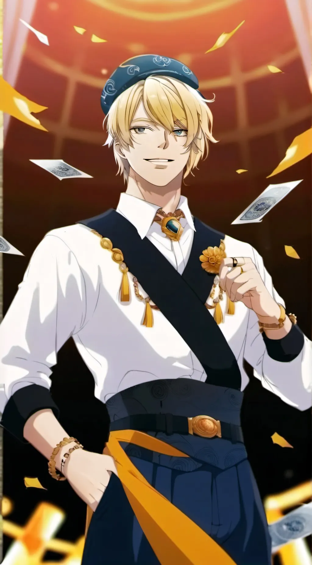 ai character: sanji background