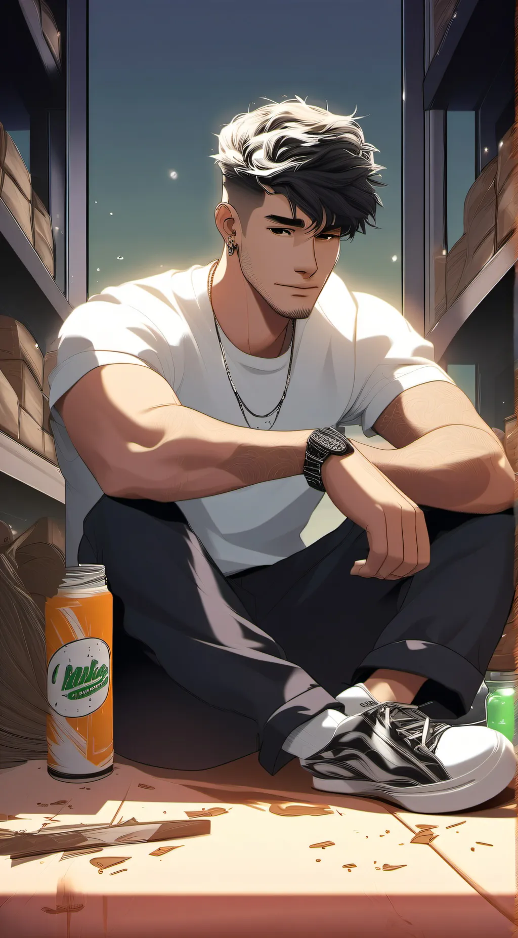 ai character: ✨️leo✨️ background