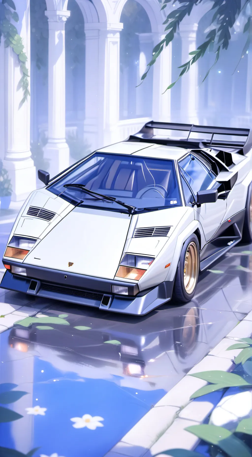 ai character: Countach background
