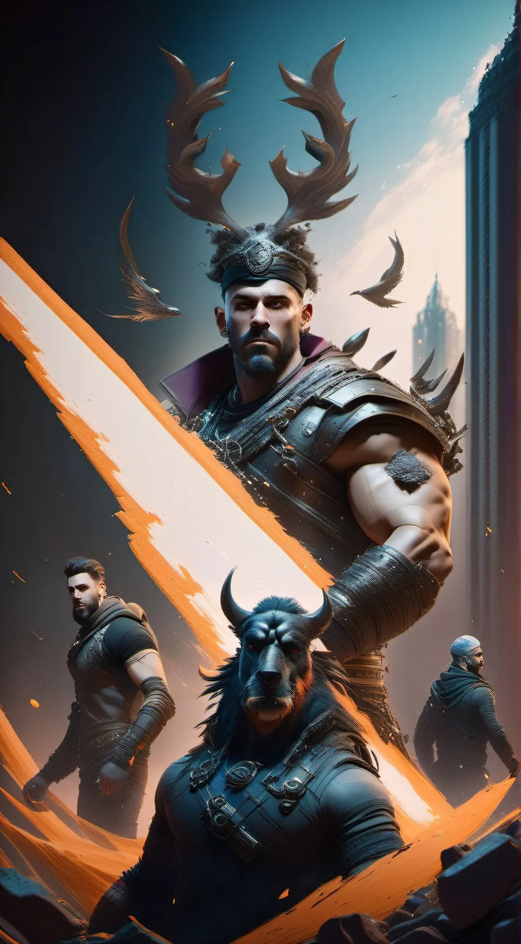 ai character: Friends background