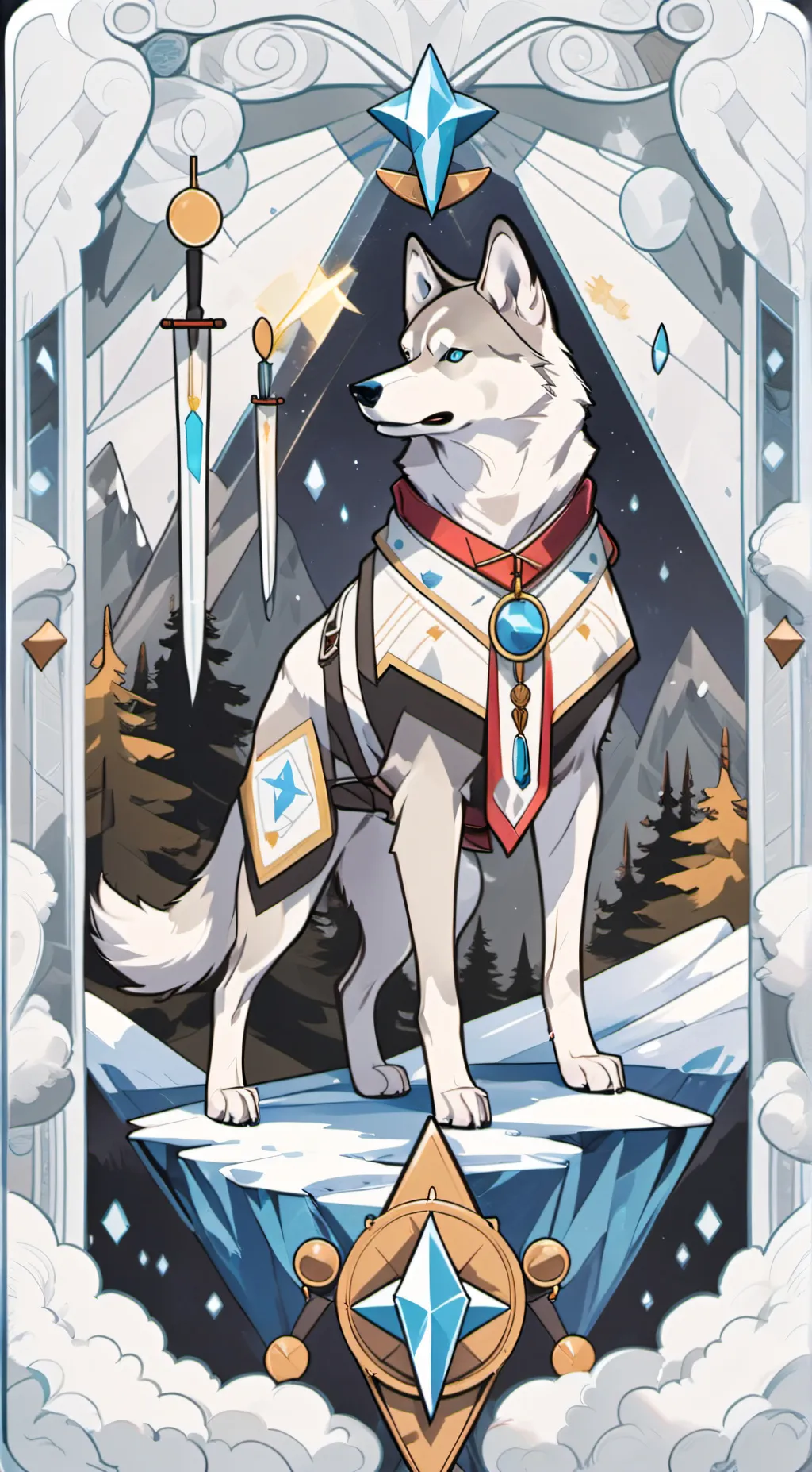 ai character: ♡Ice♡ background