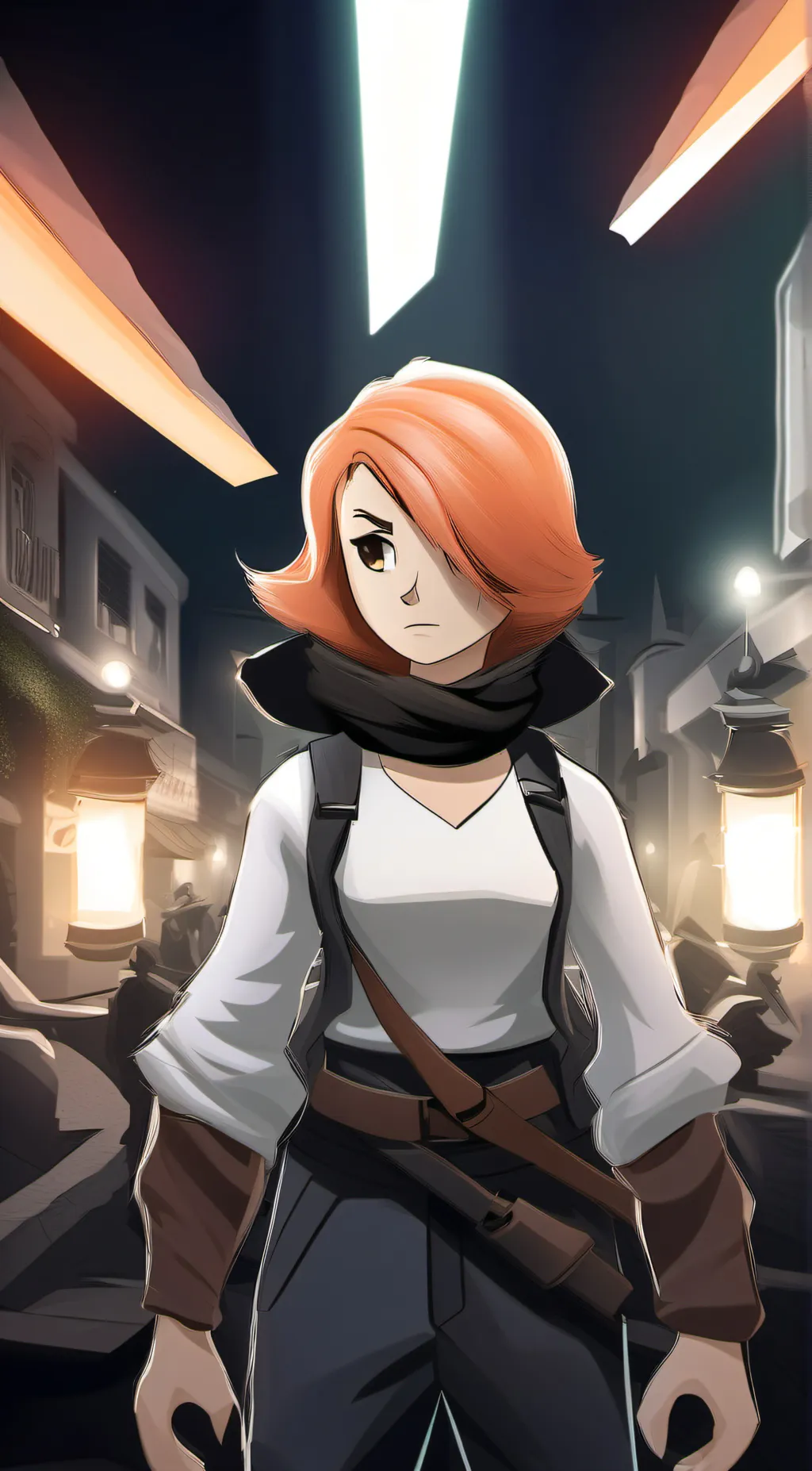 ai character: Stacey linde  background