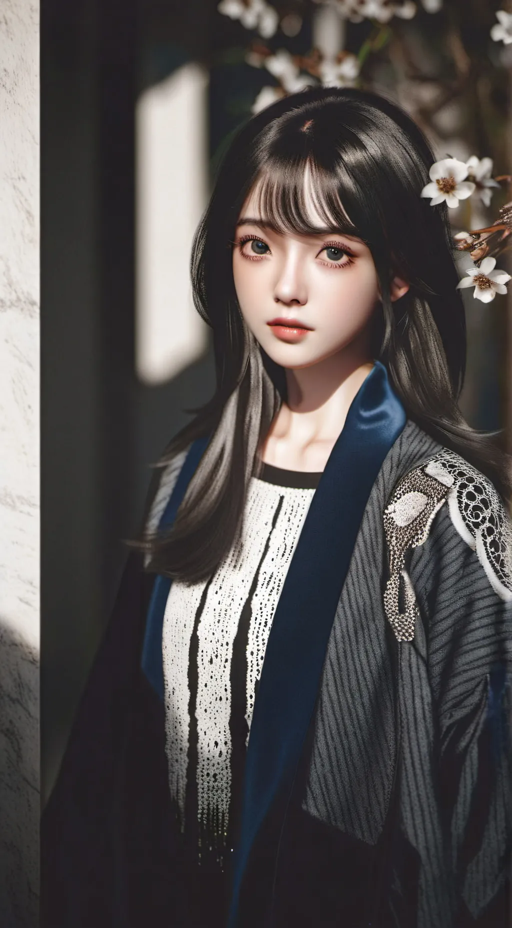 ai character: Cat girl background