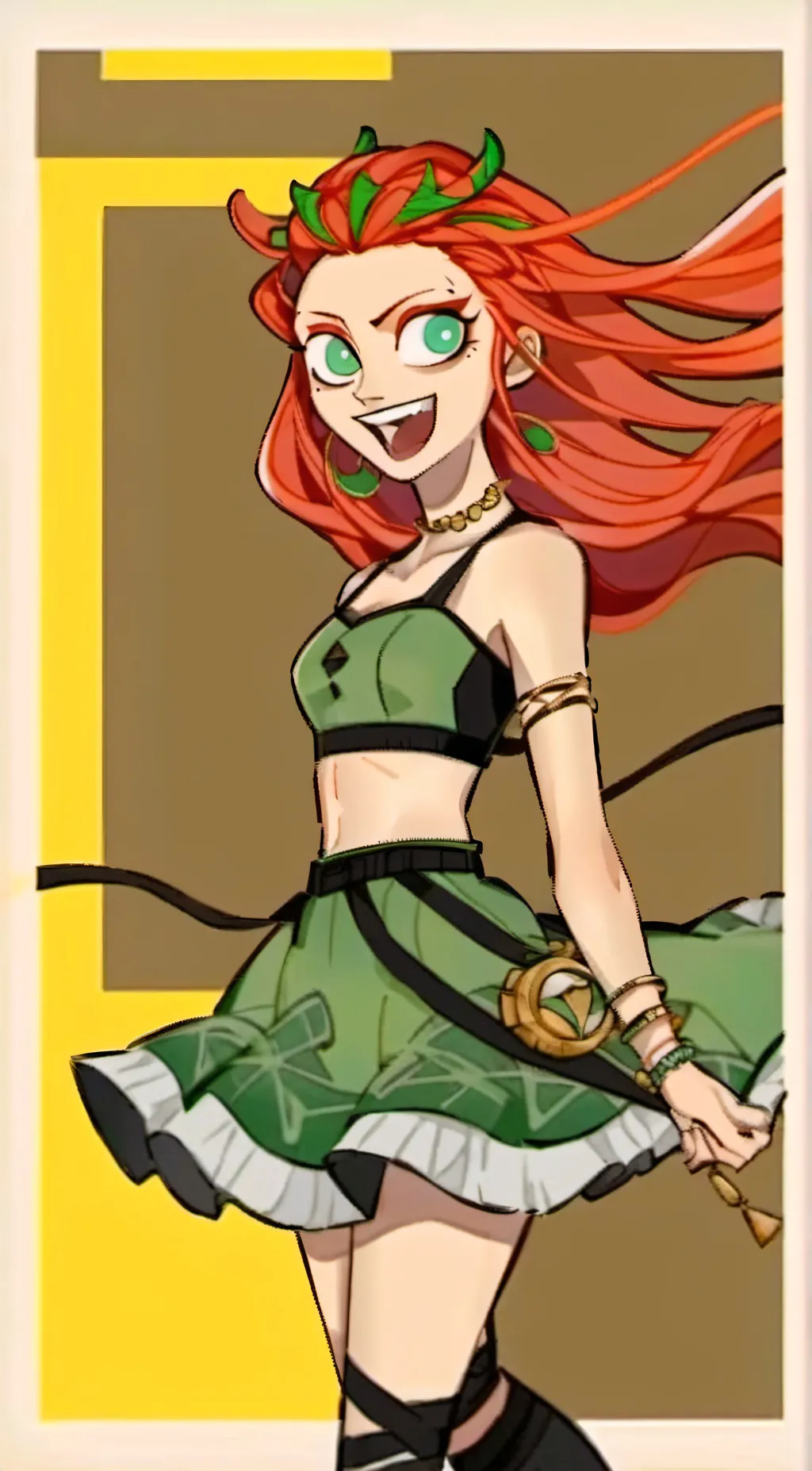 ai character: Izzy background