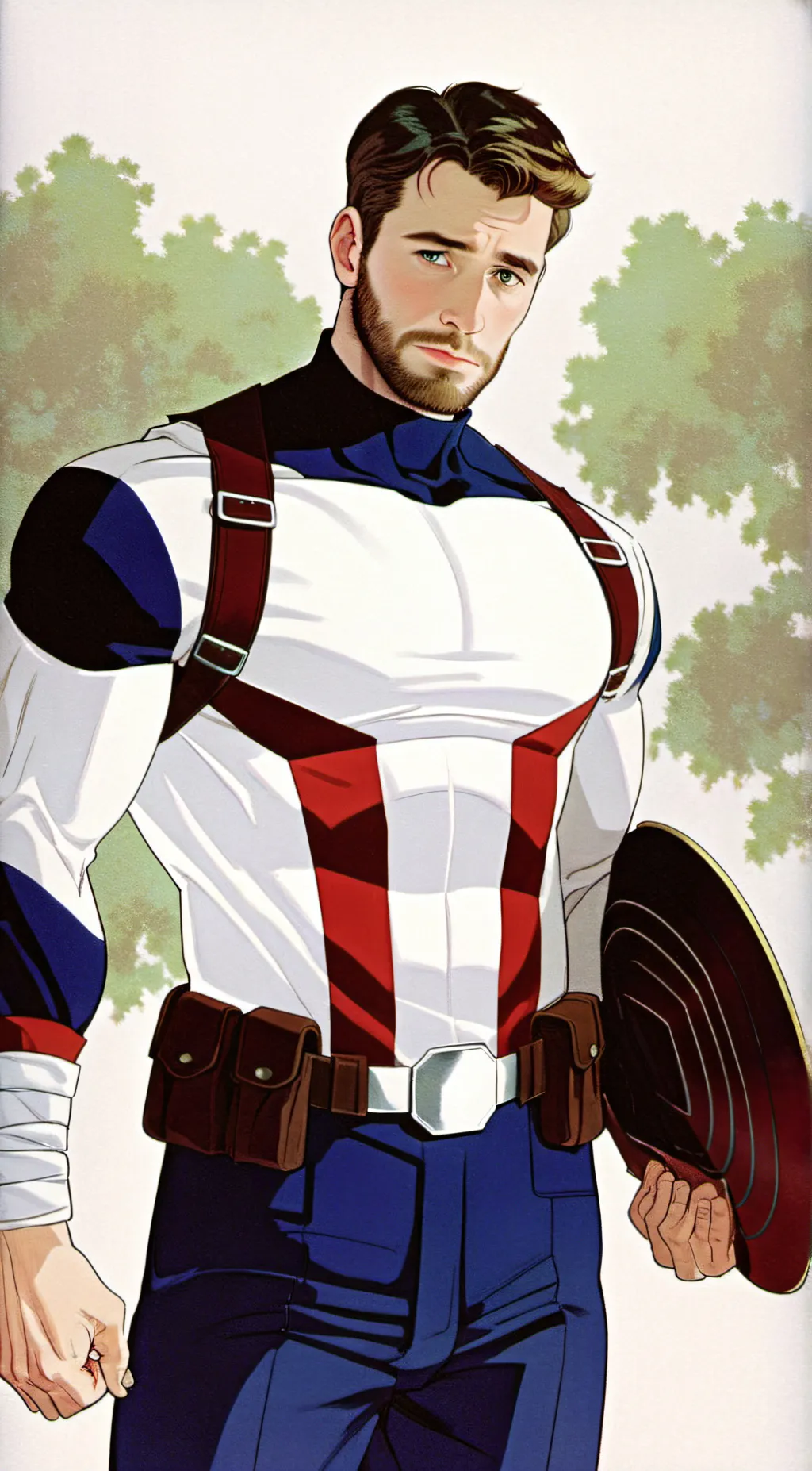 ai character: Steve rogers  background