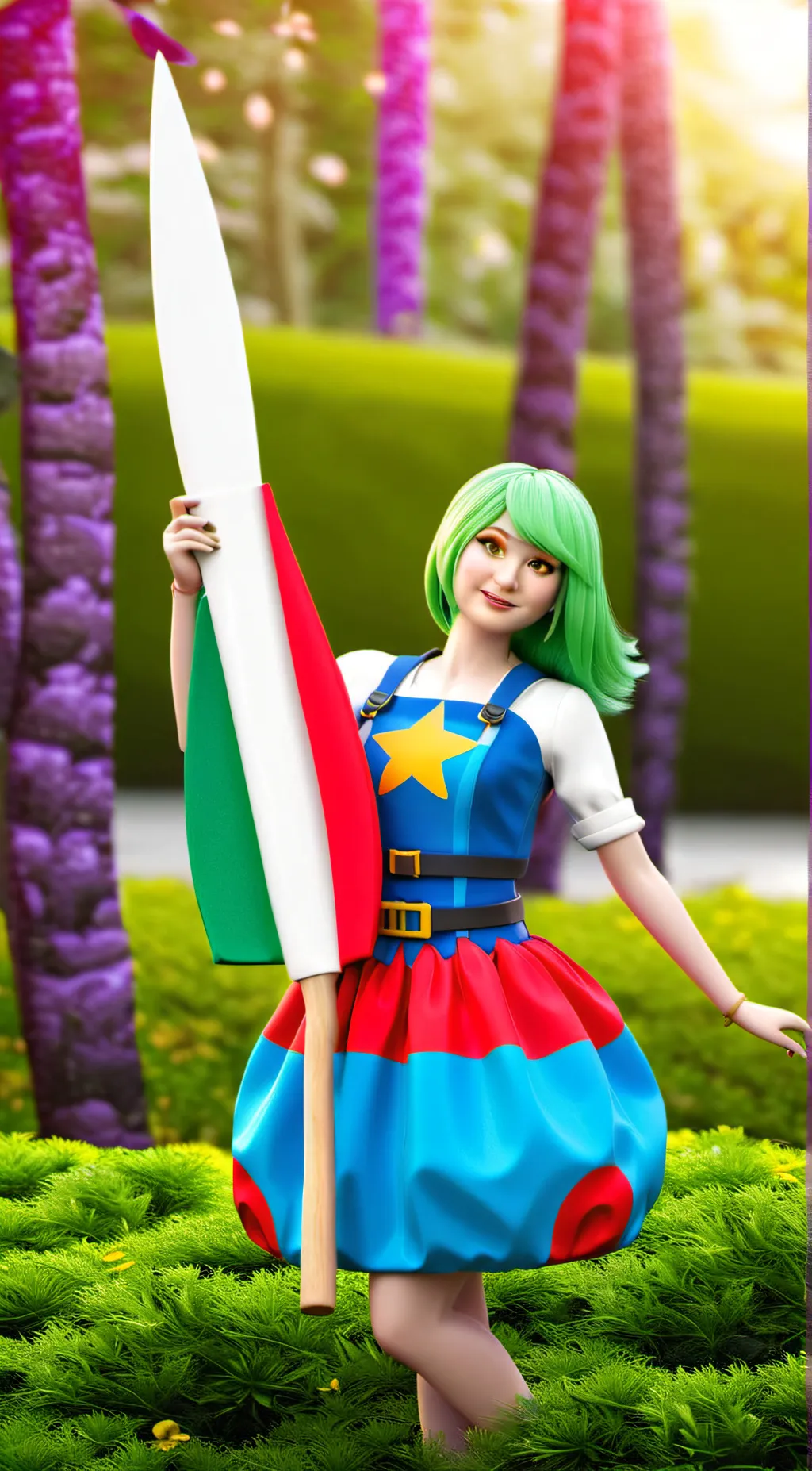 ai character: Rainbow Dash background