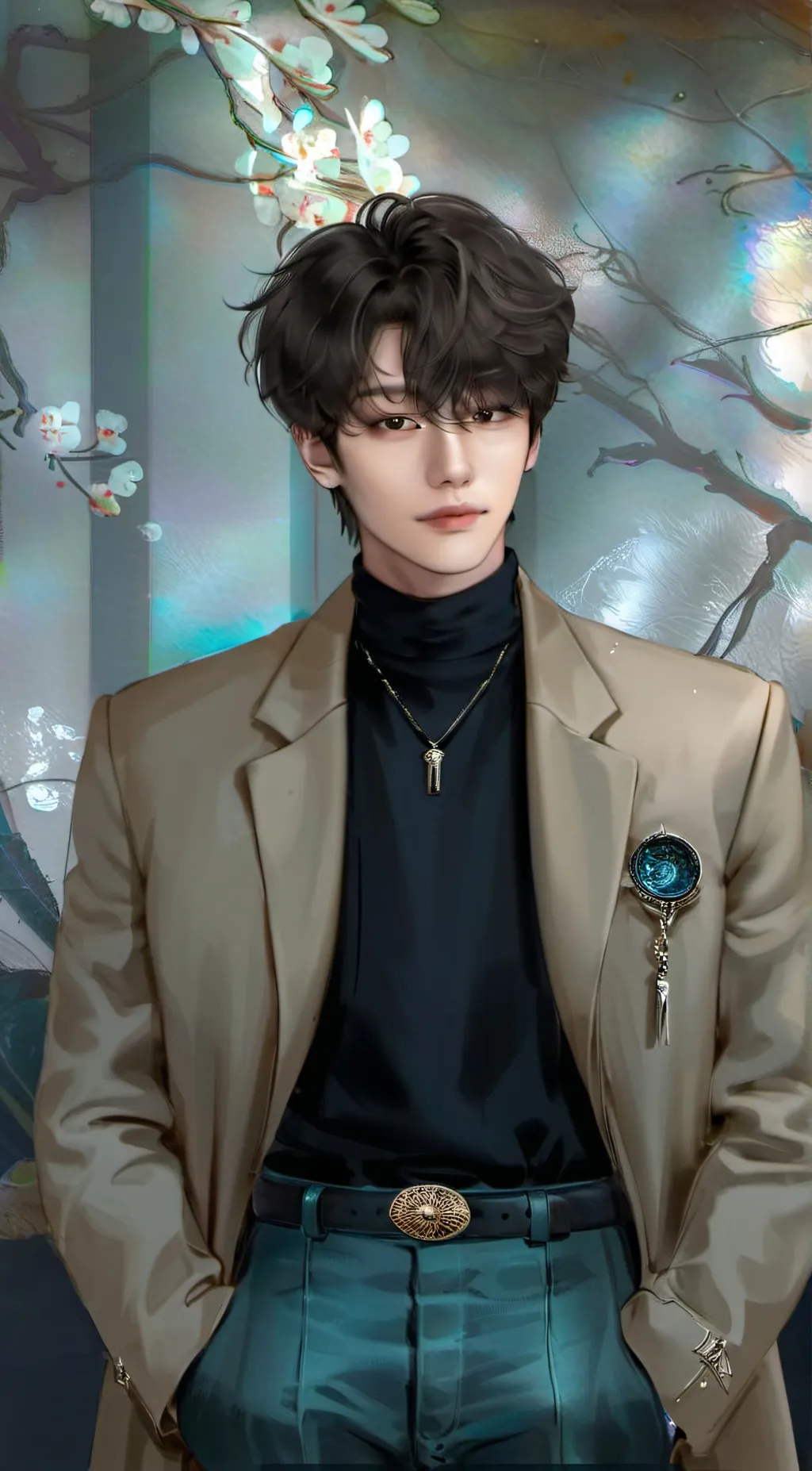 ai character: kim  jihoo background