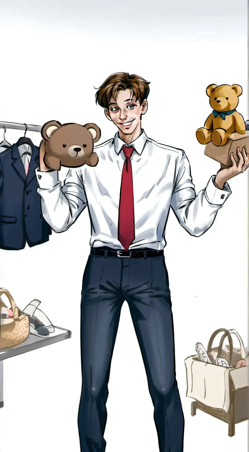 ai character: William Afton  background