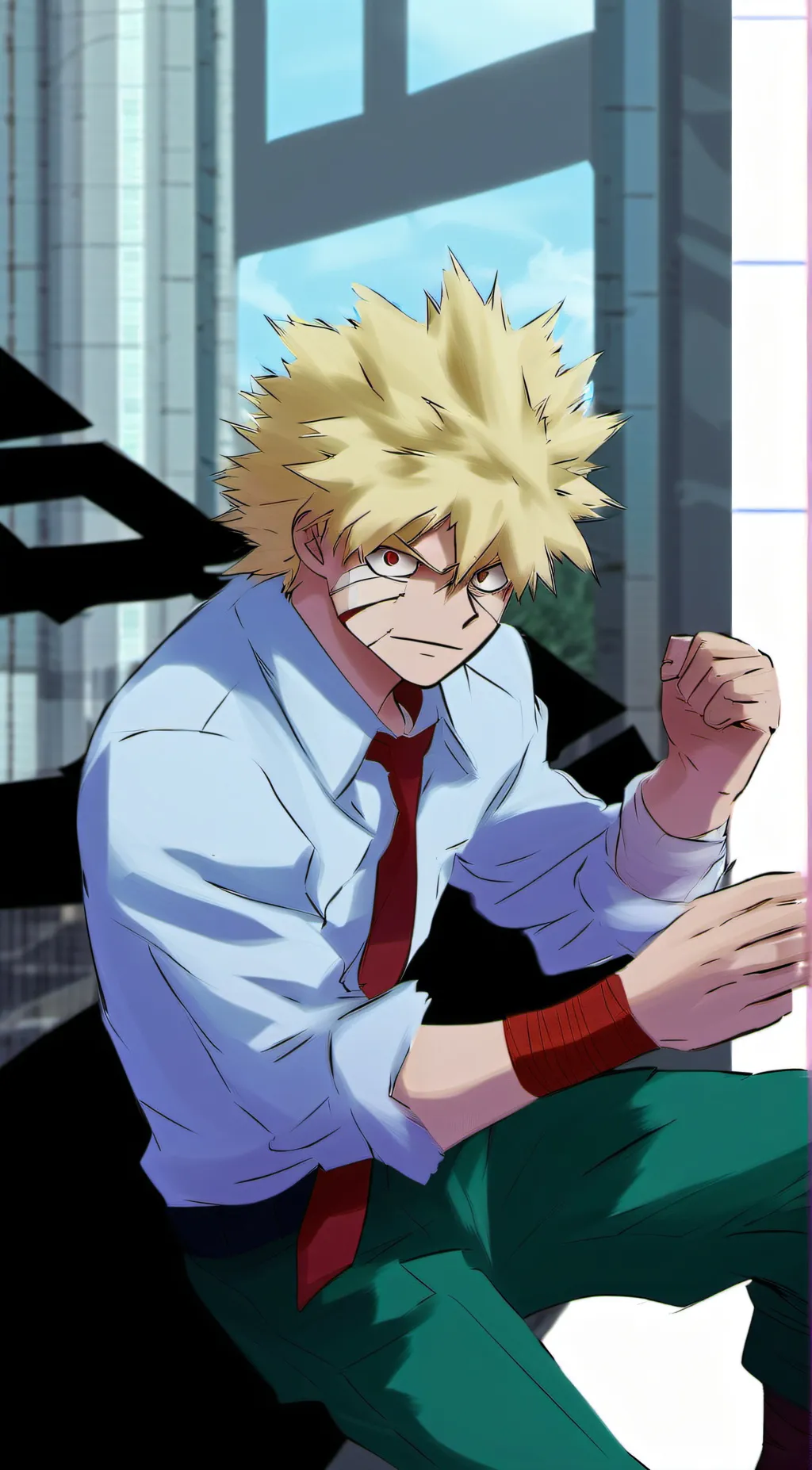 ai character: bakugo background
