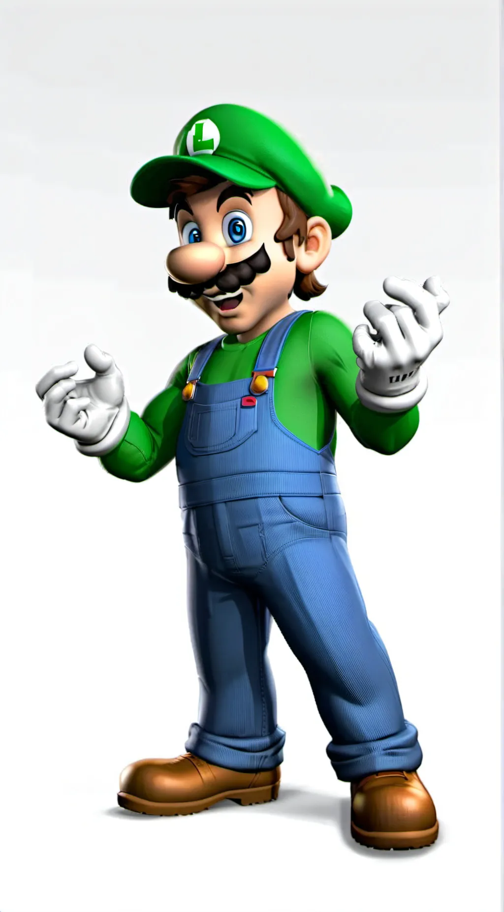 ai character: Luigi background