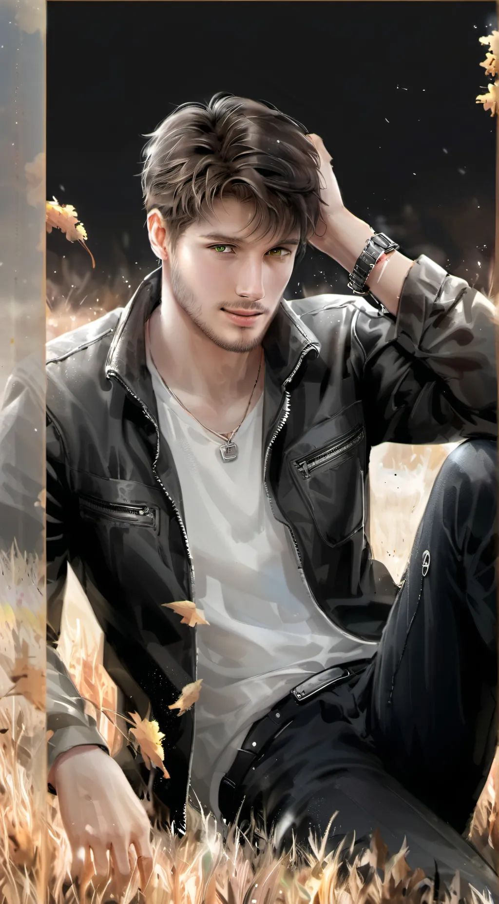 ai character: Louis Holmes background